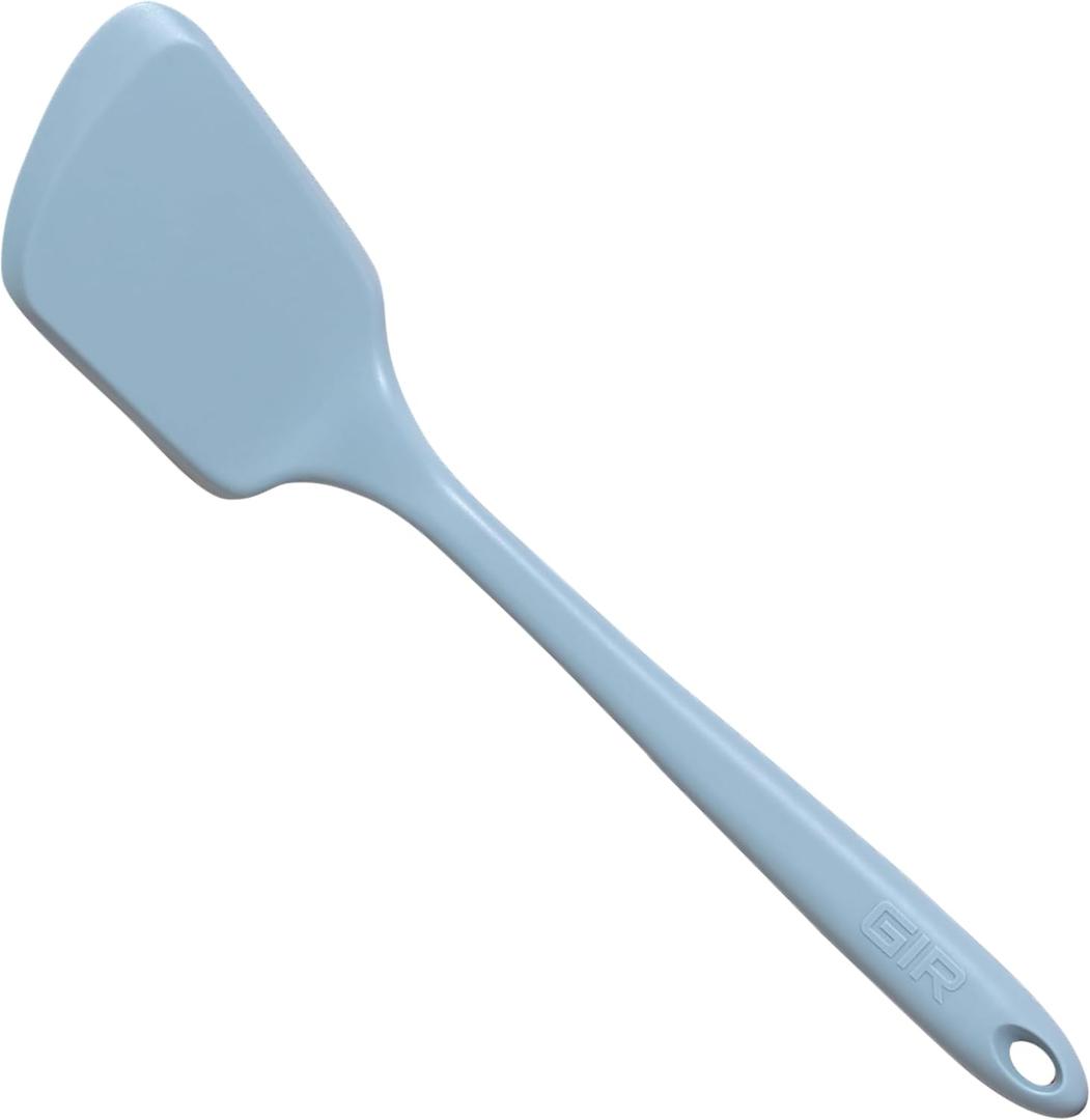 GIR: Get It Right Kitchen Silicone Spatula Turner - Non-Toxic Cooking Utensils for Nonstick Cookware, Cooking and Baking, Mini - 11IN - Slate