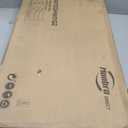 Dwanton Litter Box Enclosure, Cat Litter Box Furniture Hidden, Reversible Entrance Can Be on Left or Right Side, Wooden Cat Washroom Indoor, Greige, 27.6 Inches (Greige)