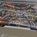 Rugcomf Living Room Rug 6x9 Rug Machine Washable Boho Area Rug Non Slip Vintage Low Pile Large Rug for Living Room, Bedroom, Farmhouse, Dining Room, Kids Playroom (Dark Espresso)