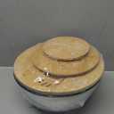 Glass Salad Bowls with Bamboo Lids & Utensils Set of 3, Large Capacity Serving Bowl Clear Mixing Bowls, 3pc Nesting Glass Containers with Wood Lids, Microwave Safe Baking Bowls for Kitchen (Glass Salad Bowls Set of 3)