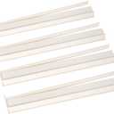 American Mahjong All-in-one Tile Rack with Pusher Combo, Modern Mahjong Racks and Pushers 17.7" (Set of 4, White)