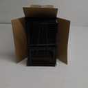 2-Pack Rat Traps Humane Live Mouse Vole Chipmunk Trap Cage for Indoors and Outdoors (Black)