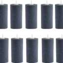 AQUANEAT 4x2 inch Aquarium Air Stones 10pcs, Aerator Diffuser,Air Stones for Aquariums,Fish Tanks,Pond and Hydroponics