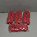 LuxeLouise 4 Pack Red Cheesecloth Table Runner 35x120 Inch Cheese Cloth Table Runner 10ft Chiffon Gauze Table Runners for Table Decor Birthday Party Baby Shower and Bridal Shower Decorations