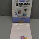 Printers Jack Sublimation Paper - Heat Transfer Paper 100 Sheets 8.3" x 11.7" for Any Epson HP Canon Sawgrass Inkjet Printer with Sublimation Ink for T shirt Mugs DIY