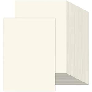 200 Sheets Ivory Printer Paper 32 lb/120 gsm Stationery, Cardstock for Printing, Copy, Arts Crafts, Letters, Invitations, Laser & Inkjet Compatible