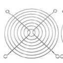 uxcell 115mm Metal CPU Fan Grill Guard Protector for 120mm PC Computer Case Fans (2 Pack)