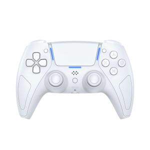 JOYTORN Wireless Controller Compatible with PS5/Pro/Slim/PC/Steam Deck, Hall Effect Joysticks,Dual Vibration, 3.5mm Audio Jack, 6-Axis Motion Control Gamepad with Speaker (White)