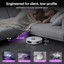 Robot Vacuum and Mop Combo, Robot Vacuum Cleaner with Bagless Self Emptying Station, 18000Pa Suction, LiDAR Navigation, ideal for Pet Hair, Carpet & Hard Floor, Compatible with App/Alexa/Voice Control