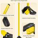 48" Heavy-Duty Root Puller – Instantly Uproots Trees & Shrubs (Stems ¼–2.5") | No Assembly, Ready to Use | Ergonomic Leverage Design for Landscaping, Farm & Forestry Work, Yellow.