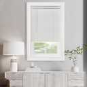 Cordless GII Morningstar 1" Light Filtering Mini Blind 28x64 - White