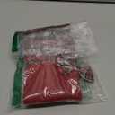 Lanyarco Burgundy Red Knitted Dog Sweater Dress, Plaid Dog Winter Clothes for Dogs Girl, Dachshund Doggy Pet Apparel, Red, Large (L)