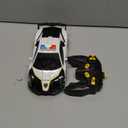 Remote Control Car Transformer Toys for Boy 4-6 Years Old: One-Button Transforming Police Car with LED Light & 360 Rotation Drifting 2.4 Ghz Robot RC Car Christmas Birthday Gift Idea for Kids (Black)