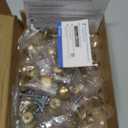 Ravinte 20 Pack Champagne Bronze Round Zinc Cabinet Knobs for Kitchen Bathroom Closet Dresser Cabinets
