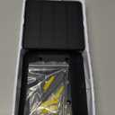 QIBOX Solar Charger Compatible with Ring Video Doorbell 4/3/3 Plus/Battery Doorbell Plus, Waterproof Continuously Solar Panel, Adjustable Panel