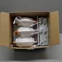 Smart Recessed Lighting 6 Inch RGBCW Color Changing 16W LED Recessed Ceiling Light with Junction Box,1350LM Canless LED Downlight Compatible with Alexa,Dimmable by Bluetooth Control -6 Pack