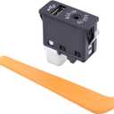 MOTOKU USB AUX Input Socket Switch for BMW E81 E87 E90 F10 F12 E70 E82 F10 528i 535i 650i 750i 750Li Z4 335is X1 X3 X4 X6 X5 M5 M3 M6 640i 740i 550i Audio Auxiliary Jack