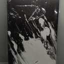 IHAYATE Black And White Canvas Wall Art Modern Poster Prints Picture Artwork Painting Room Bedroom Corridor Wall Decor(Black 67)-50x70cm(20x28in) Unframed