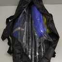 Portable Volleyball Net Set for Backyard, Beach & Outdoor - Regulation Size, Height-Adjustable Poles, PU Volleyball with Pump, Carrying Bag (Deep Blue)