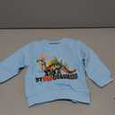 Douhoow Toddler Boy Easter Outfits Baby Boy Sweatshirts For The Chicks Seggosaurus Boys T-shirt Tops (Blue A, 12-18 Months)
