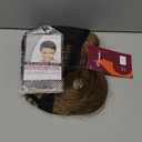 Kaneles Mullet Wigs for Men 80s Costumes Fancy Party Accessory Cosplay Halloween Wig (Light Brown)