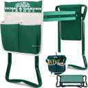 Garden Kneeler and Seat, Foldable Garden Stool Heavy Duty Gardening Bench for Kneeling and Sitting to Prevent Knee & Back Pain, Gardening Gifts for Women, Grandparents, Seniors, Mom & Dad (Green)