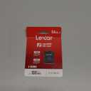 Lexar 64GB Micro SD Card 2 Pack, microSDXC UHS-I Flash Memory Card with Adapter - Up to 100MB/s, U3, Class10, V30, A1, High Speed TF Card (2 microSD Cards + 1 Adapter)