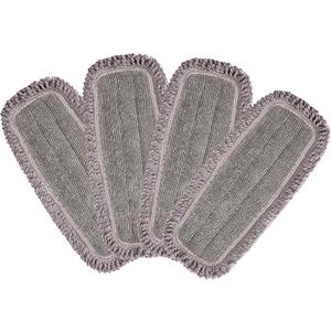 CLEANHOME Microfiber Mop Pads 4 Pieces for Floor Cleaning, Fit CLEANHOME Dust Mop: B09PBPGSJ3, Twisted Microfiber Replacement Pads,  Compatible Size: Fits 13.5 inches long and 3.5 inches wide mop head for precise fit