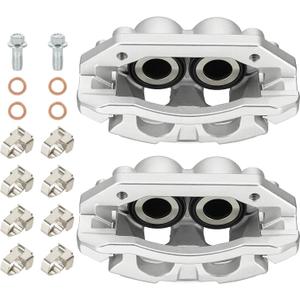 Front Brake Caliper Assembly Calipers Set Fit for Dodge Ram 1500 2009-2018, for Ram Dakota 2009-2011, for Dodge Durango 2007-2009, for Chrysler Aspen 2007-2009, Replace 18-B5054 18-B5055