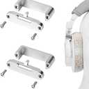 Geekria 1 Pair Metal Headband Hinge Fix Kit Compatible with Audio-Technica ATH-M50x, M50xBT, M50xGM, M50xBB, M50xPB, M50xWH, M50x ENSO, M50XSTS-USBMIKU Headphones, Repair Parts (Silver)