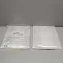 Easy Folding Storage Box, 30L Foldable Cargo Storage Area with Handle - Towels, Books, Fabrics, Office Woven Basket, Baby Laundry Room, Toy or Car Luggage Storage Transparent White (2 pieces)