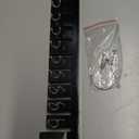 Cuipingoo Belt Hanger for Closet Max 42 Belts, 2-in-1 Wall Mount Belt Organizer with 360 Rotating Hooks, Wooden Tie and Belt Rack for Closet Accessories Organizers and Storage, Black