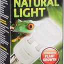 Exo Terra Repti-Glo 2.0 Compact Fluorescent Full Spectrum Terrarium Lamp, 13-Watt (Natural Light)