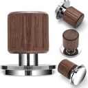 Echo Calibrated Espresso Tamper 54mm with Click Feedback, 30lb Spring, Walnut Handle for Breville Portafilters