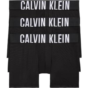 Calvin Klein Men's Intense Power 3-Pack Boxer Brief (Large, 3 Black)