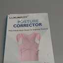 LuxuMach Posture Corrector for Women & Men, Full Back Brace Support with Adjustable Shoulder Straightener, Lower & Upper Back Pain Relief - Scoliosis, Hunchback, Spine Corrector (Beige, Large)