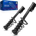 KAX Quick Rear Struts for Toyota 2001 2002 2003 Highlander FWD Rear Shocks Quick Struts Complete Assembly with Coil Spring Set of 2, Replace 171496 171497