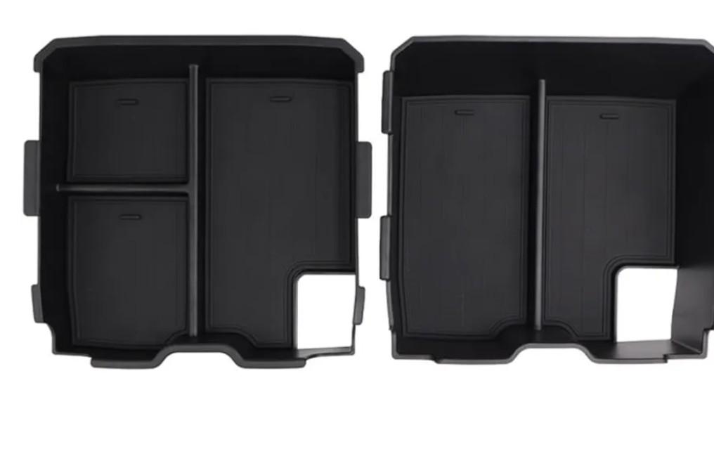 Center Console Organizer Tray for Ford Ranger 2024 US, Central Control Armrest Box Storage Box Interior Accessories Double Layer