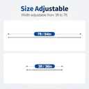 3-7ft Pipe and Drape Adjustable Crossbar for Backdrop Stand, Photo Background Frame, Curtain Stand, Party, Wedding Decoration