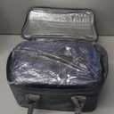 Vingud Cordless Electric Lunch Box for Adults, 1.8L Rechargeable Heated Lunch Box Food Warmer, Portable Self Heating for Mens/Office/Car, Lonchera Elctrica Porttil Battery Powered Valentine's Gift (Blue+Black)