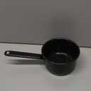 MIRRO 1.25qt Enamel Saucepan, Black (1.3 Quarts)