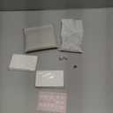 UNIQOOO 24Pcs Decorative Pearl Place Card Holders, Elegant Ivory Name Cards, Place Cards for Table Setting, Dessert Table Decor, Wedding, Dinner Party, Name Tag, Food Labels