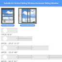 Portable AC Window Vent Kit with 5.9" Exhaust Hose, Adjustable PVC Window Seal Panel for Sliding Windows, Portable Air Conditioner Window Kit with 4 Plates