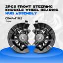 686-248 686-249 Steering Knuckle Wheel Bearing Hub Assembly For Toyota Camry 2012-2017 L4 2.5L Replaces#LK046 LK045 43212AA010,Left & Right Side,W/5-Lug