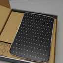 Shower Head with Handheld Combo,11.8 Inch Large Rectangular Rain Shower Head with 5 Modes Handheld Spray Combo,Adjustable Double Shower Heads with Holder and 11'' Extension Arm,Chrome