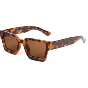 JM Trendy Polarized Square Sunglasses for Women Men Retro Chunky Rectangle Shades UV400 Protection