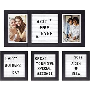 Mother Day Gift for Mom from Daughter 4x6'' Personalized Picture Frame Solid Wood Mom Birthday Gifts from Son, Mothers Day Picture Frame, Customizable Gifts for Grandma Grandpa Gigi, Nana, Mama, Aunt