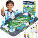 Soccer Board Game for Kids, Mini Foosball Table Game, Portable Tabletop Interaction Pinball Sports Game Toy, Indoor Family Playroom Party Birthday Toy Gift for 3 4 5 6 7 8-12 Year Old Boys Girls