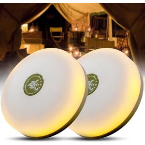 Camping Lights String: Outdoor String Lights with 5 Lighting Modes - Quick 30s Recovery Durable and Waterproof - USB Charging Portable Camping Lights for Camping/Yard/and Hiking - 2PACK