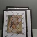 16x20 Picture Frame with Mat for 11x14 Set of 3, Distressed Black Wood Grain 16x20 Frames for Wall Mounting (3 Pack, Black)